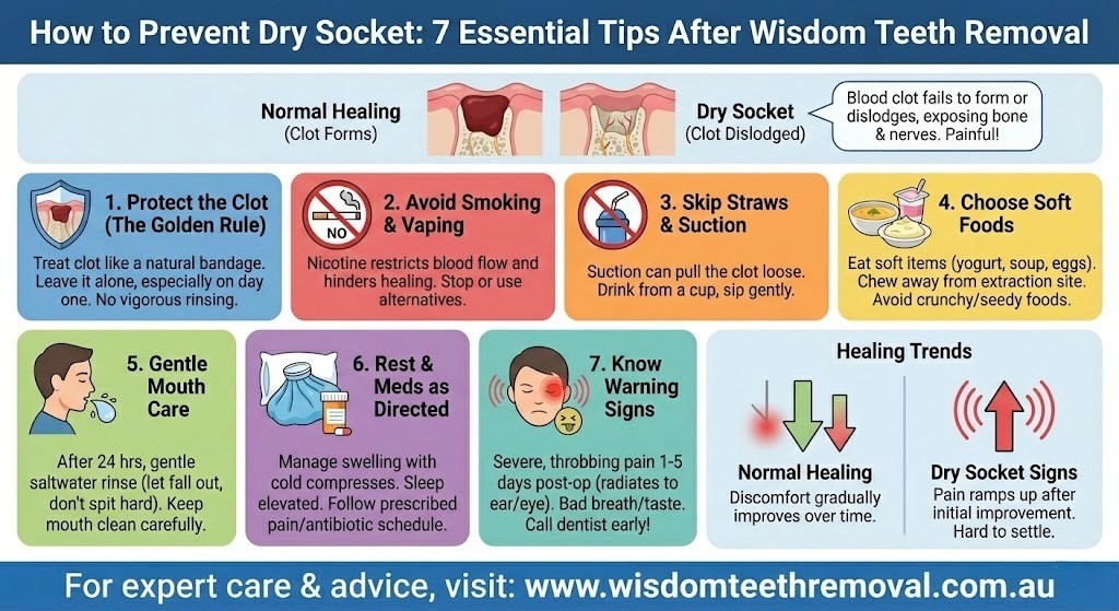 Preventing dry socket-essential tips after Wisdom Teeth Removal